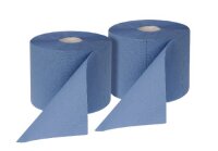 Papierhandtuchrolle blau 22x36 cm