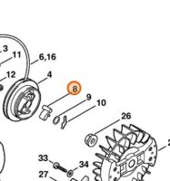 Klinke f. Starter BT 120-121 / FR 350-480 / FS 120 - 550...