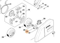 STIHL Scheibe 27 mm Kupplung Motorsäge