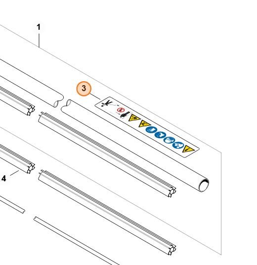 STIHL Warnhinweis FS