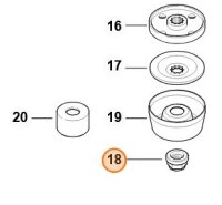 Bund-Sicherungsmutter M12 x1,5 links Gewinde