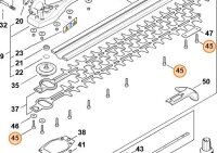 Schraube IS-M5x25-10.9 für Schneidgarnitur